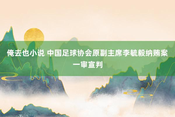 俺去也小说 中国足球协会原副主席李毓毅纳贿案一审宣判