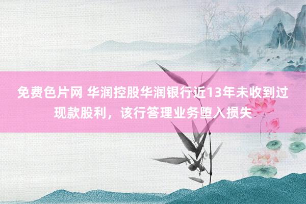 免费色片网 华润控股华润银行近13年未收到过现款股利，该行答理业务堕入损失